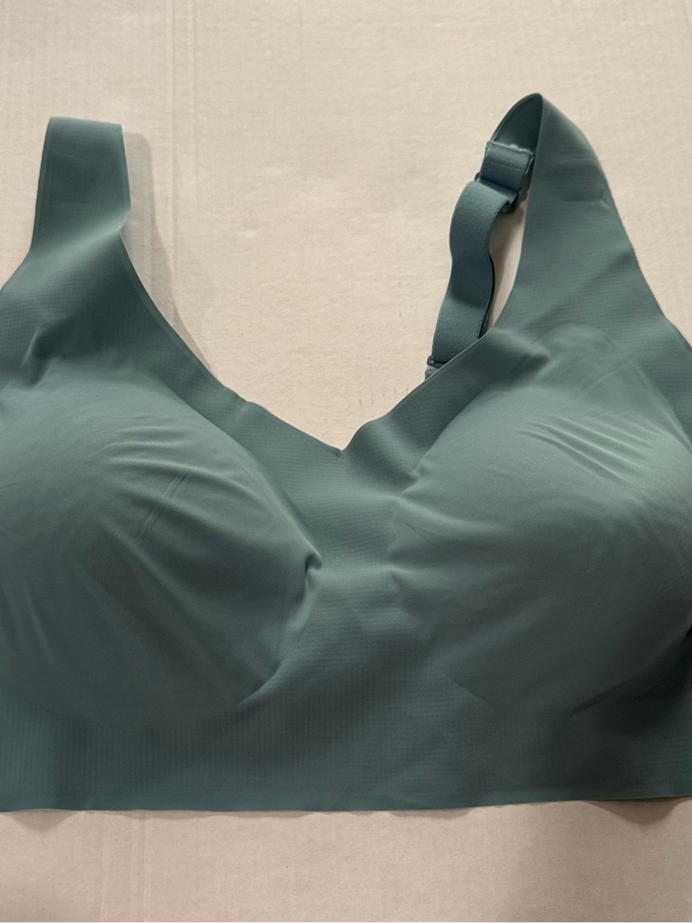 Bali Wireless Scoop Bralette in Teal Green Sz L